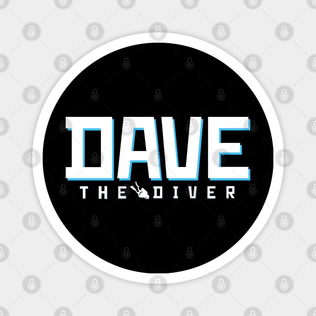 Dave The Diver Magnet by Buff Geeks Art